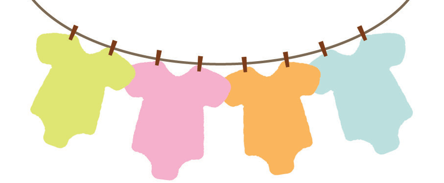 free baby clothes line clipart - photo #15